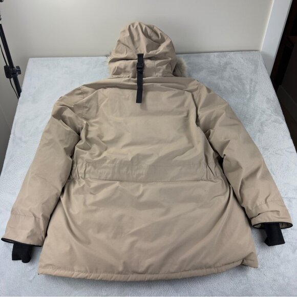 Canada Goose Men's Size 2XL Ontario Heritage Parka 6528M Tan w/Coyote Fur Winter - Picture 9 of 16